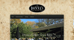 Desktop Screenshot of donnas.com